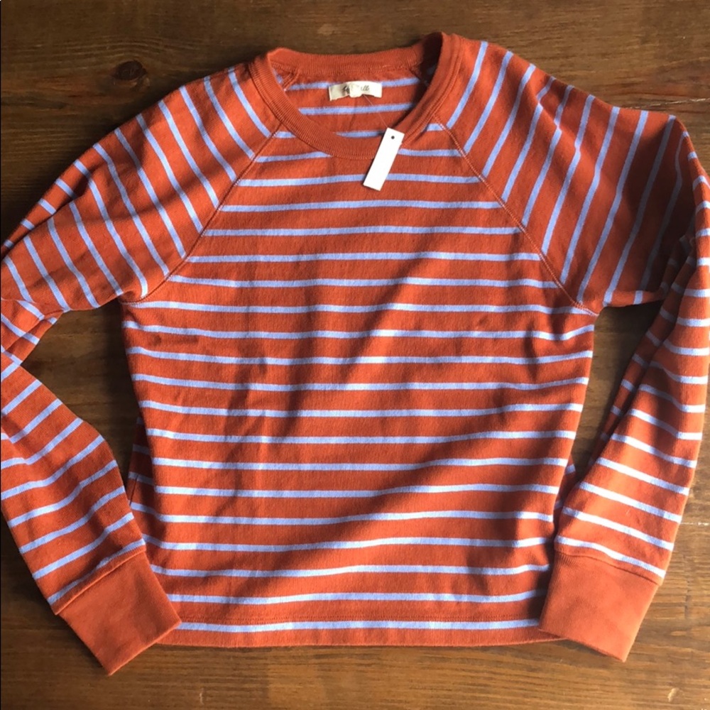 Madewell Luxe Raglan Sweatshirt